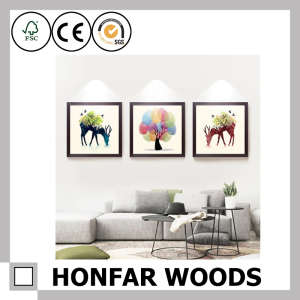 Black Wood Painting Poster Frame for Home Wall Decoration